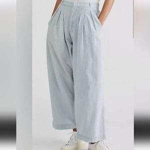 Free People Soft Blue Lotta Love Wide-Leg Trousers. So many compliments!